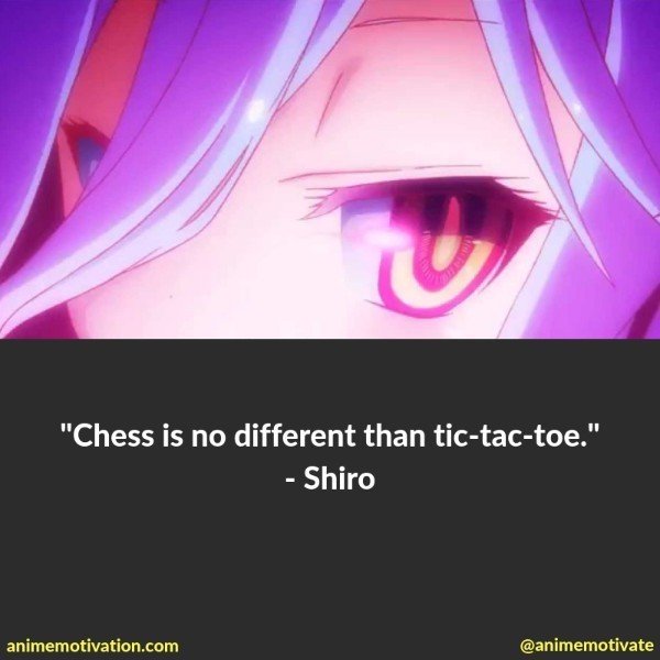 shiro quotes no game no life
