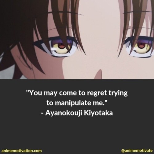 El Personaje: Kiyotaka Ayanokouji ! El - Frases de Anime ツ