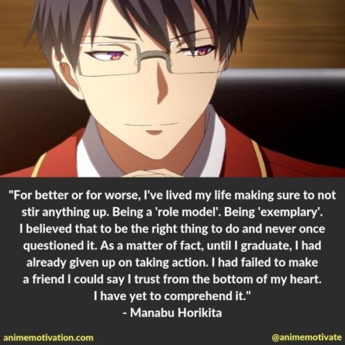 Anime Quotes - Anime: Classroom of the elite