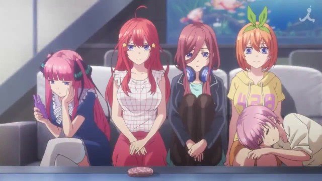 quintessential quintuplets anime characters