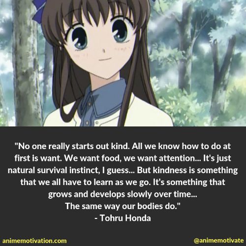 tohru honda quotes 5 | https://animemotivation.com/fruits-basket-quotes/