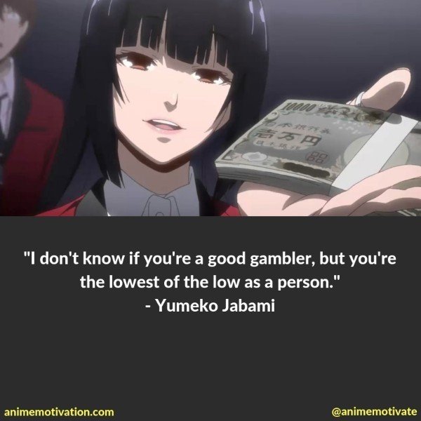 Yumeko Jabami Quotes Yumeko Jabami Kakegurui Characters