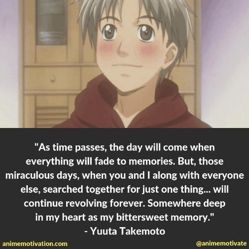 yuuta takemoto quotes | https://animemotivation.com/honey-and-clover-quotes/