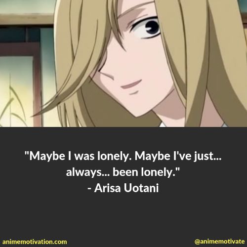 arisa uotani quotes | https://animemotivation.com/fruits-basket-quotes/