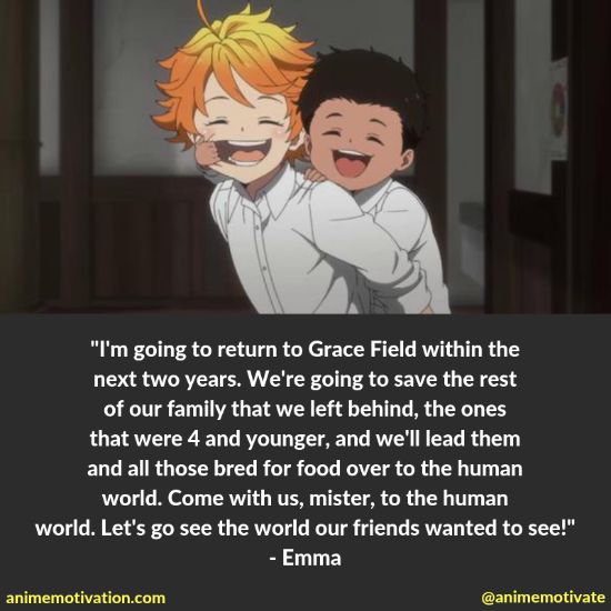 emma quotes the promised neverland 8