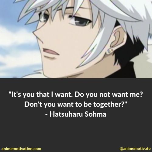 hatsuharu sohma quotes 2 | https://animemotivation.com/fruits-basket-quotes/