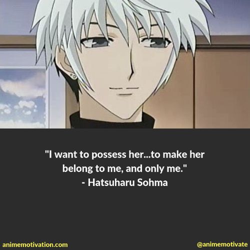 hatsuharu sohma quotes 5 | https://animemotivation.com/fruits-basket-quotes/