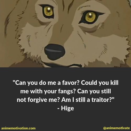 hige wolfs rain quotes 2