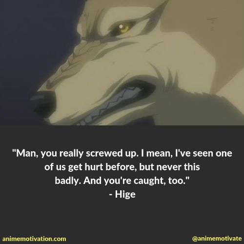 hige wolfs rain quotes