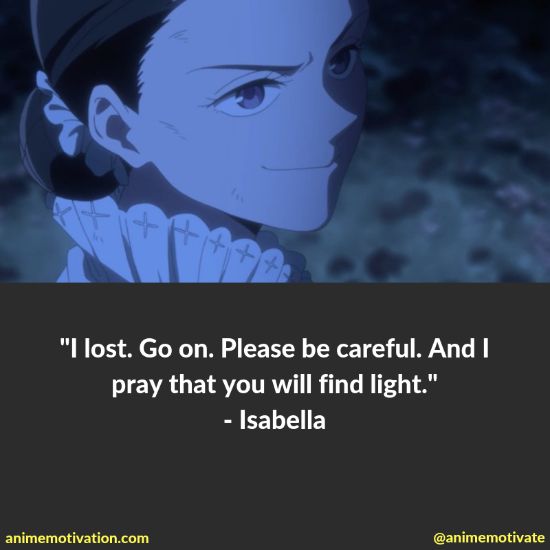 isabella quotes the promised neverland 2