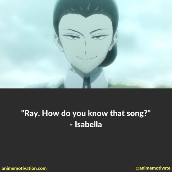 isabella quotes the promised neverland