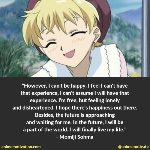 momiji sohma quotes | https://animemotivation.com/fruits-basket-quotes/