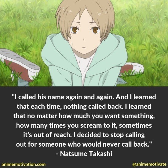 The Most Thoughtful List Of Quotes From Natsume Yuujinchou
