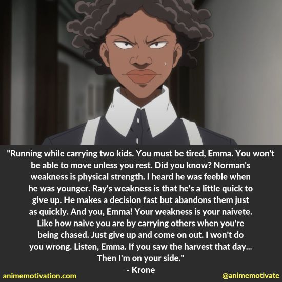 sister krone quotes the promised neverland 2