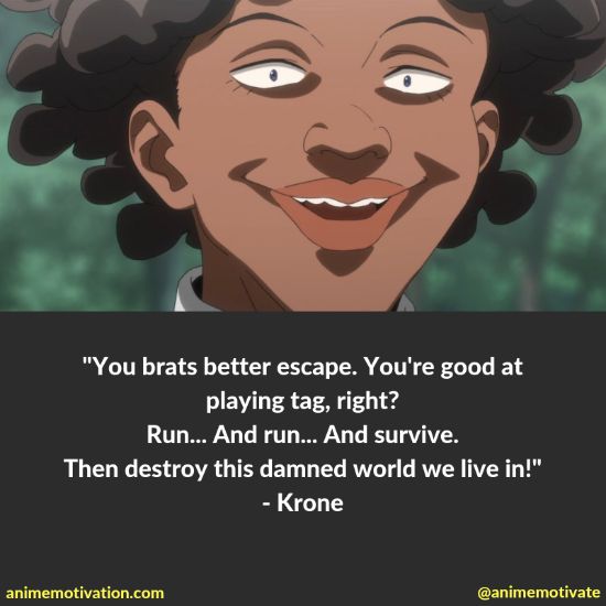 sister krone quotes the promised neverland