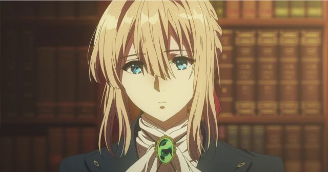 Violet Evergarden blonde hair