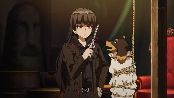 dog and scissors weird anime