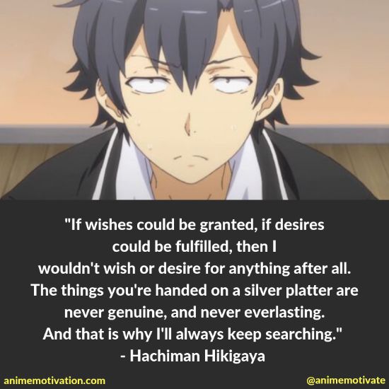 hachiman hikigaya quotes 1