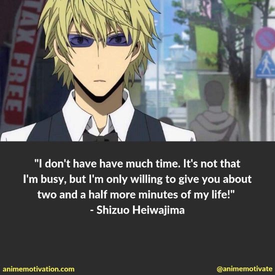 shizuo heiwajima quotes 5