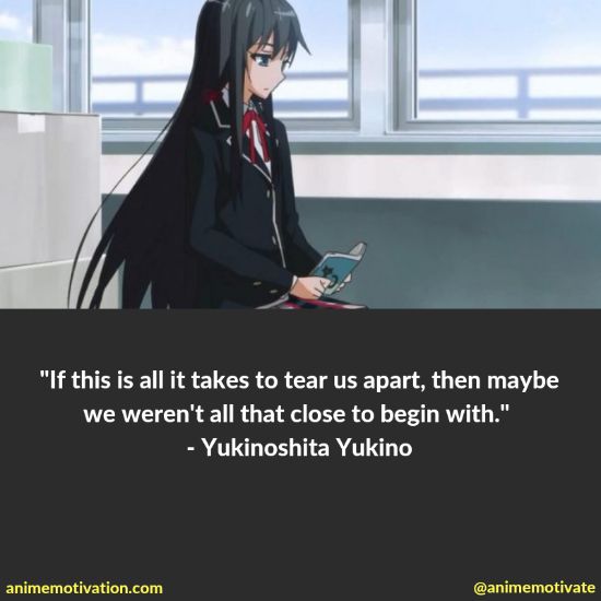 yukinoshita yukino quotes 2