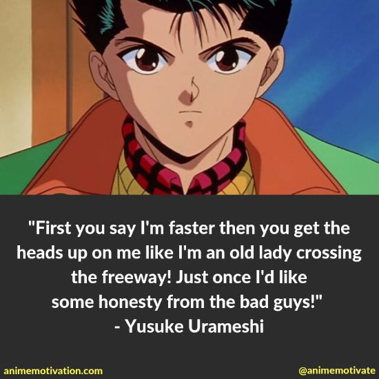 yusuke urameshi quotes 5