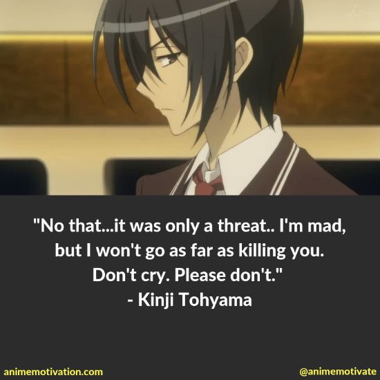 kinji tohyama quotes 4 | https://animemotivation.com/hidan-no-aria-quotes/