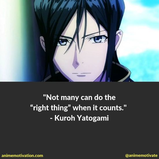 kuroh yatogami quotes 1