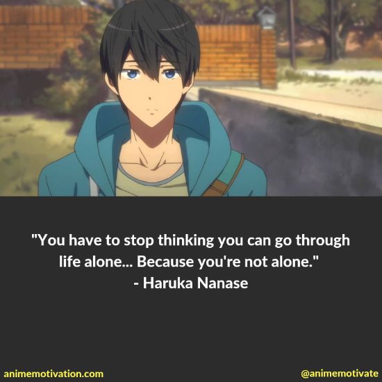 All Of The Greatest Free! Anime Quotes About Life & Success