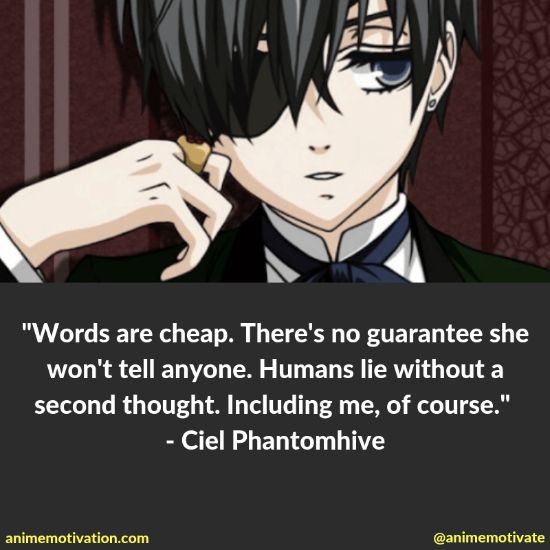 The BIGGEST List Of Black Butler Quotes Online (With Images)