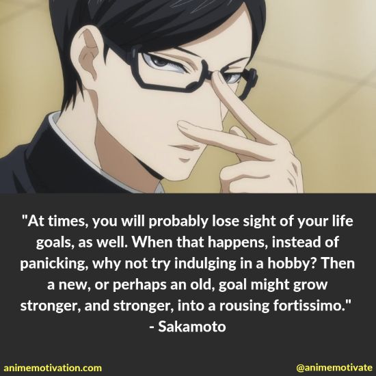 Algumas das maiores citações de Sakamoto Desu Ga que são cheias de