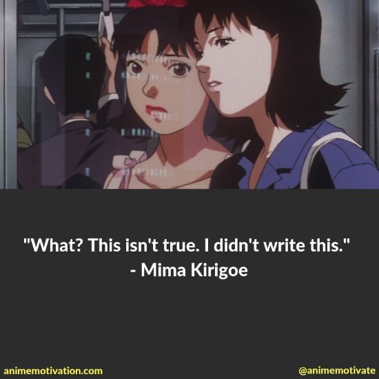 Mima Kirigoe quotes perfect blue 3