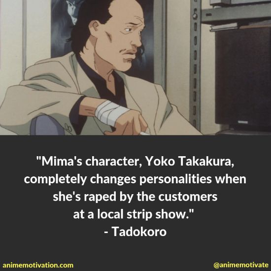 Tadokoro quotes perfect blue