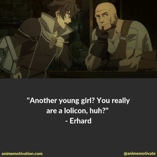 erhard shield hero quotes