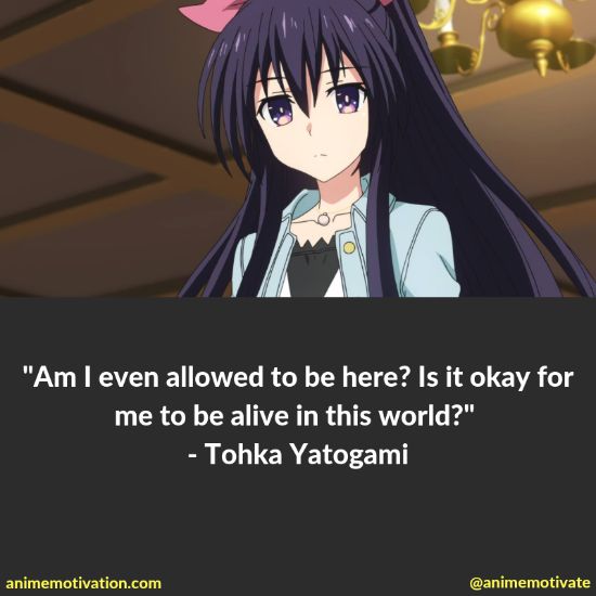 tohka yatogami quotes 1