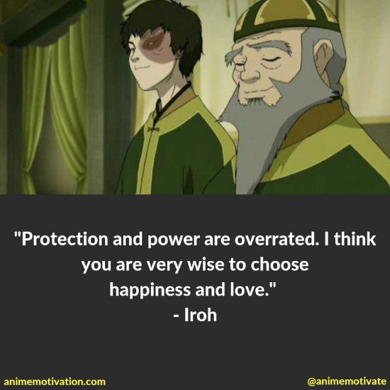 Protection and power are overrated. I think you are very wise to choose happiness and love.