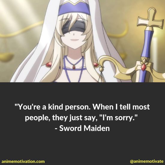 Sword Maiden quotes goblin slayer 1