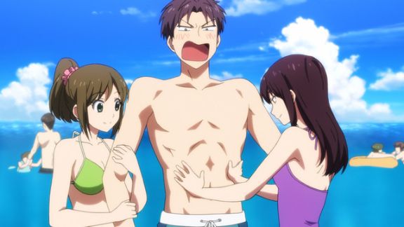 anime boys and girls beach episode