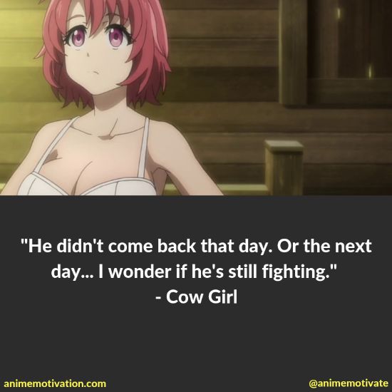 cowgirl quotes goblin slayer
