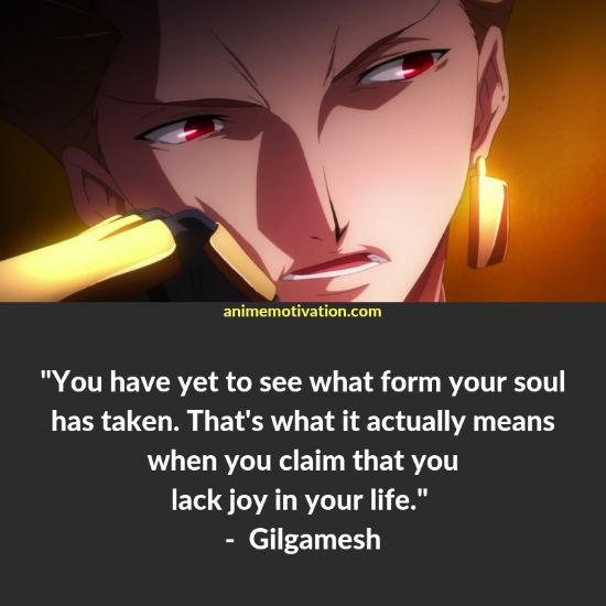 Gilgamesh quotes fate zero