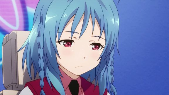 Garota triste sozinha estilo anime