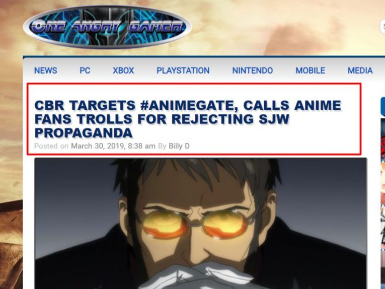 CBR targets animegate