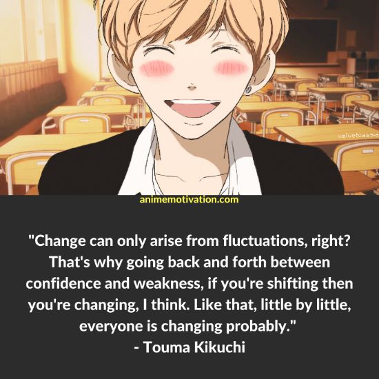 touma kikuchi quotes