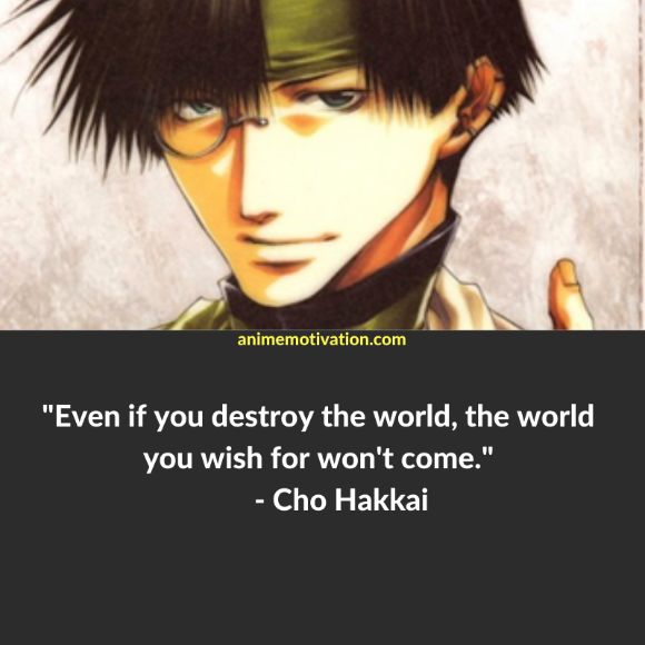Cho Hakkai quotes