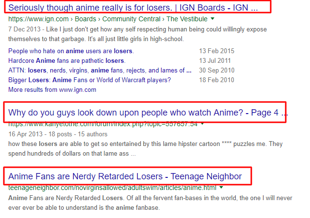 anime losers