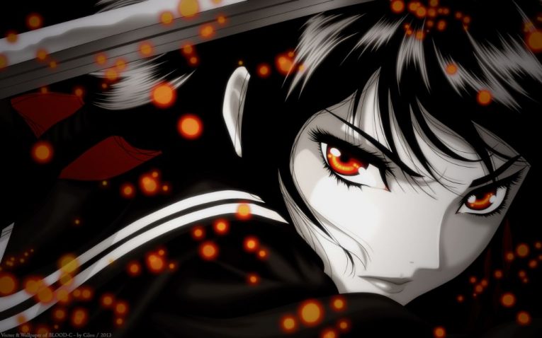 blood c anime wallpaper