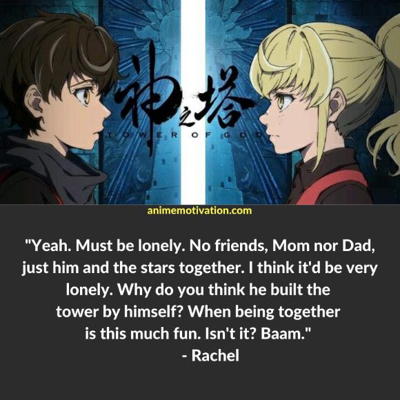 Rachel quotes tower of god 3