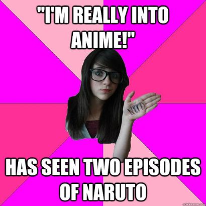 fake anime fan meme