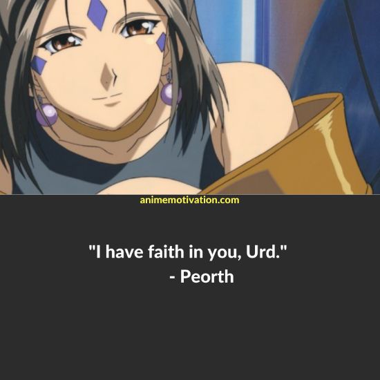 peorth quotes oh my goddess