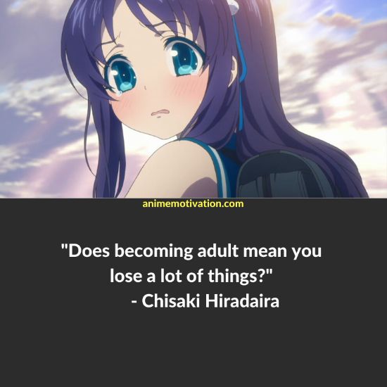 Anime & Manga Quotes on X: ~Chisaki Hiradaira (Nagi no Asukara