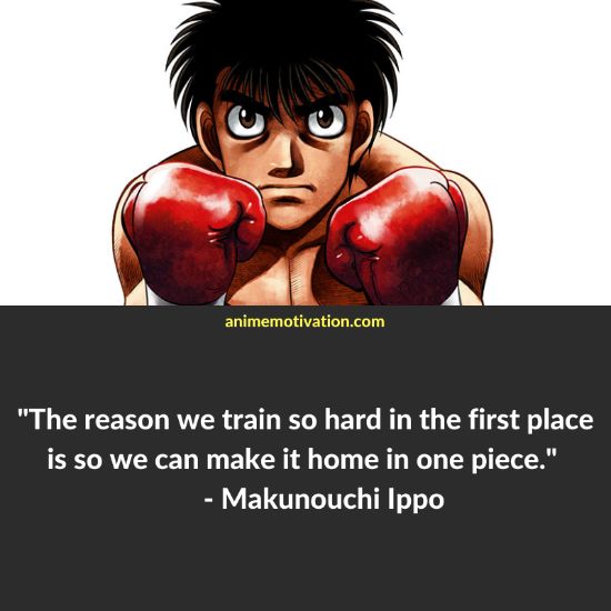 Makunouchi Ippo quotes